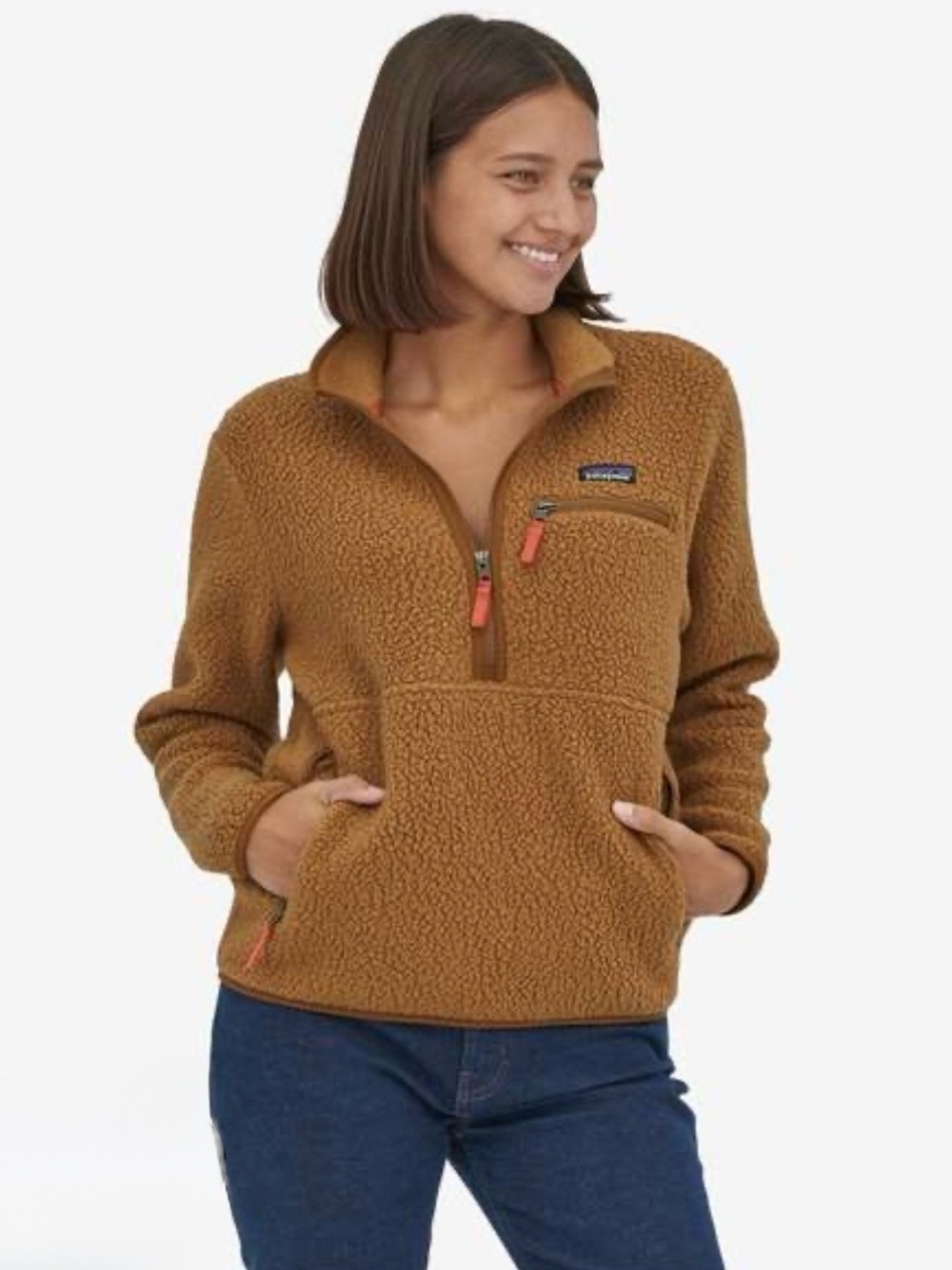 Patagonia Women's Retro Pile Fleece Pullover - Nest Brown